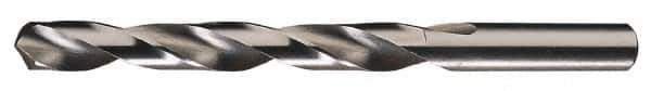 Cleveland - #26 118° High Speed Steel Jobber Drill - Bright Finish, Right Hand Cut, Spiral Flute, Straight Shank, 3" OAL, Standard Point - Industrial Tool & Supply