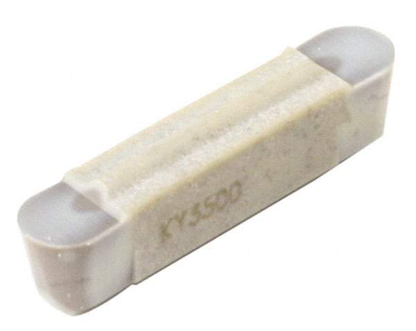 Kennametal - 0600M0R Grade KY3500, 6mm Cutting Width Ceramic-SI Grooving Insert - 4.3mm Max Depth of Cut, Neutral, 0.118" Corner Radius, Uncoated - Industrial Tool & Supply
