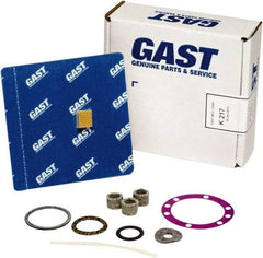 Gast - 9 Piece Air Compressor Repair Kit - For Use with Gast Model #0211-V45F-G8CX, #0211-V36A-G8CX and #0211-V45F-G230CX - Industrial Tool & Supply