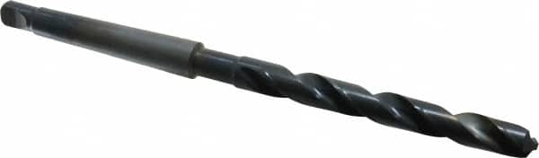 Cleveland - 27/64", 1MT 118° Point High Speed Steel Taper Shank Drill Bit - Industrial Tool & Supply