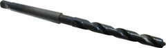 Cleveland - 27/64", 1MT 118° Point High Speed Steel Taper Shank Drill Bit - Industrial Tool & Supply