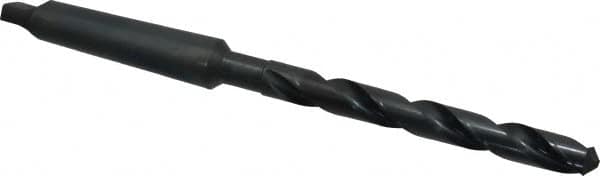 Cleveland - 1/2", 2MT 118° Point High Speed Steel Taper Shank Drill Bit - Industrial Tool & Supply