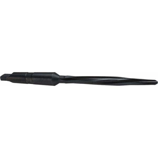 Cleveland - 7/16" Reamer Diam, 0.266" Small End Diam, 2MT Morse Taper Shank, 4-3/8" Flute, Bridge Reamer - Industrial Tool & Supply