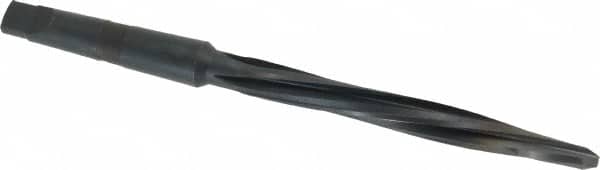Cleveland - 9/16" Reamer Diam, 3/8" Small End Diam, 2MT Morse Taper Shank, 5-1/8" Flute, Bridge Reamer - Industrial Tool & Supply