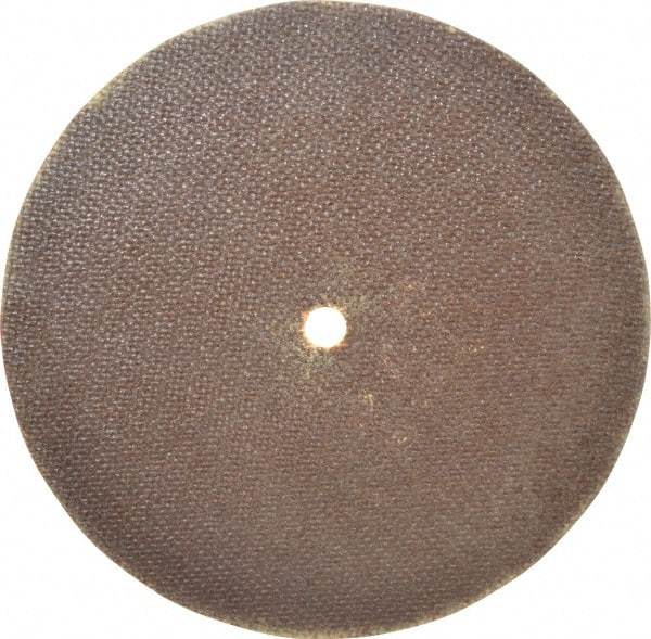 Norton - 8" 60 Grit Aluminum Oxide Cutoff Wheel - 0.06" Thick, 1/2" Arbor, 7,640 Max RPM, Use with Stationary Grinders - Industrial Tool & Supply