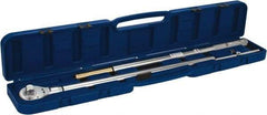 Value Collection - 1" Drive Micrometer Type Ratchet Head Torque Wrench - 300 Ft/Lb to 900 Ft/Lb Torque, 60" OAL, 6 Ft/Lb Graduation - Industrial Tool & Supply