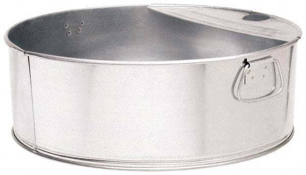 Plews - 6 Gal Radiator Drain Pan - Galvanized Steel - Industrial Tool & Supply