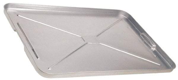 Plews - 26" Long x 17-3/4" Wide x 1" High, Oil Drip Pan - Galvanized Steel - Industrial Tool & Supply