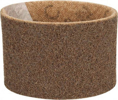 Made in USA - 3-1/2" Wide x 15-1/2" OAL, Aluminum Oxide Abrasive Belt - Aluminum Oxide, Coarse, Nonwoven - Industrial Tool & Supply