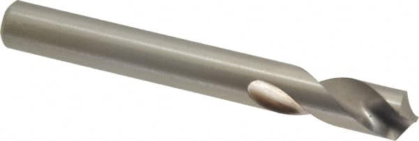 Cleveland - 3/8" Body Diam, 120°, 3-1/8" OAL, High Speed Steel Spotting Drill - Industrial Tool & Supply