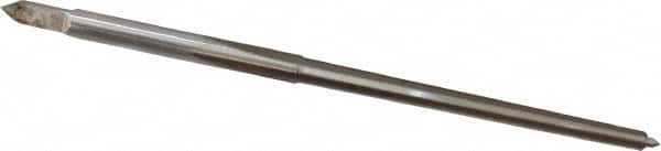 Cleveland - #5/0 Pin, 0.0966" Diam, 0.0719" Small End, 7/64" Diam Straight Shank, 1-3/16" Flute, Taper Pin Reamer - Industrial Tool & Supply