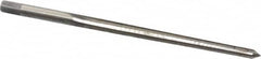 Cleveland - #4/0 Pin, 0.1142" Diam, 0.0869" Small End, 1/8" Diam Straight Shank, 1-5/16" Flute, Taper Pin Reamer - Industrial Tool & Supply