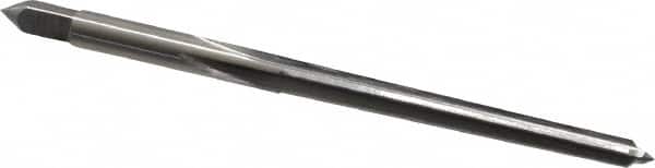Cleveland - #3/0 Pin, 0.1302" Diam, 0.1029" Small End, 9/64" Diam Straight Shank, 1-5/16" Flute, Taper Pin Reamer - Industrial Tool & Supply