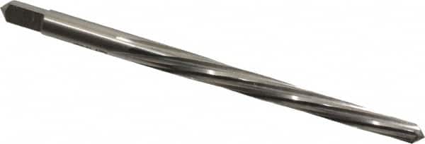 Cleveland - #1 Pin, 0.1798" Diam, 0.1447" Small End, 3/16" Diam Straight Shank, 1-11/16" Flute, Taper Pin Reamer - Industrial Tool & Supply