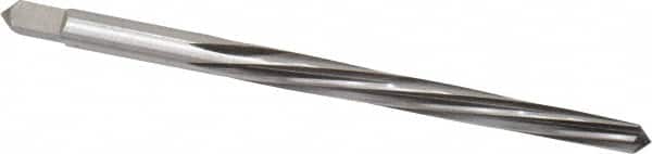 Cleveland - #2 Pin, 0.2008" Diam, 0.1605" Small End, 13/64" Diam Straight Shank, 1-15/16" Flute, Taper Pin Reamer - Industrial Tool & Supply