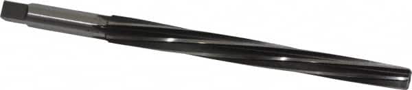 Cleveland - #8 Pin, 0.505" Diam, 0.3971" Small End, 7/16" Diam Straight Shank, 5-3/16" Flute, Taper Pin Reamer - Industrial Tool & Supply