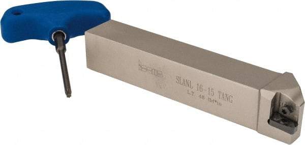 Iscar - SLAN, Left Hand Cut, 1" Shank Height x 1" Shank Width, Negative Rake Indexable Turning Toolholder - 6" OAL, LNMX1506.. Insert Compatibility, Series Isoturn - Industrial Tool & Supply