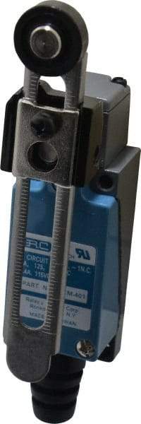 Value Collection - SPDT, NC/NO, 120 VAC, 250 VAC at 5 Amps, Screw Terminal, Roller Lever Actuator, General Purpose Limit Switch - Industrial Tool & Supply