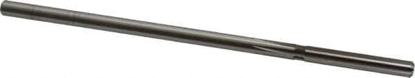 Cleveland - #7 High Speed Steel 6 Flute Chucking Reamer - Straight Flute, Straight Shank, 1-1/4" Flute Length, 5" OAL - Industrial Tool & Supply