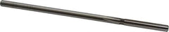 Cleveland - #7 High Speed Steel 6 Flute Chucking Reamer - Straight Flute, Straight Shank, 1-1/4" Flute Length, 5" OAL - Industrial Tool & Supply