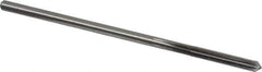 Cleveland - #12 High Speed Steel 6 Flute Chucking Reamer - Straight Flute, Straight Shank, 1-1/8" Flute Length, 4-1/2" OAL - Industrial Tool & Supply