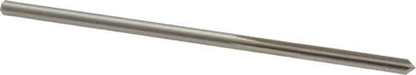 Cleveland - #22 High Speed Steel 6 Flute Chucking Reamer - Straight Flute, Straight Shank, 1" Flute Length, 4" OAL - Industrial Tool & Supply