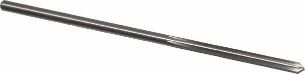 Cleveland - #24 High Speed Steel 6 Flute Chucking Reamer - Straight Flute, Straight Shank, 1" Flute Length, 4" OAL - Industrial Tool & Supply