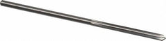 Cleveland - #24 High Speed Steel 6 Flute Chucking Reamer - Straight Flute, Straight Shank, 1" Flute Length, 4" OAL - Industrial Tool & Supply