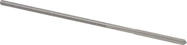 Cleveland - #37 High Speed Steel 4 Flute Chucking Reamer - Straight Flute, Straight Shank, 7/8" Flute Length, 3-1/2" OAL - Industrial Tool & Supply