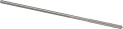 Cleveland - #37 High Speed Steel 4 Flute Chucking Reamer - Straight Flute, Straight Shank, 7/8" Flute Length, 3-1/2" OAL - Industrial Tool & Supply