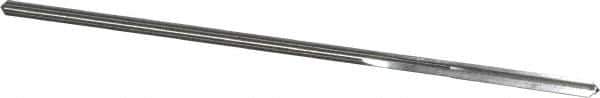Cleveland - #38 High Speed Steel 4 Flute Chucking Reamer - Straight Flute, Straight Shank, 7/8" Flute Length, 3-1/2" OAL - Industrial Tool & Supply
