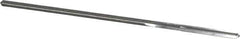 Cleveland - #38 High Speed Steel 4 Flute Chucking Reamer - Straight Flute, Straight Shank, 7/8" Flute Length, 3-1/2" OAL - Industrial Tool & Supply