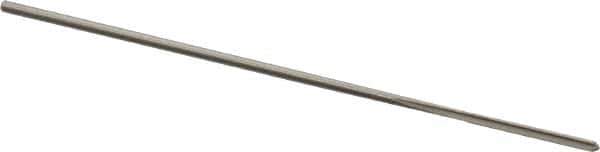 Cleveland - #55 High Speed Steel 4 Flute Chucking Reamer - Straight Flute, Straight Shank, 1/2" Flute Length, 2-1/2" OAL - Industrial Tool & Supply