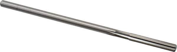 Cleveland - Letter D High Speed Steel 6 Flute Chucking Reamer - Straight Flute, Straight Shank, 1-1/2" Flute Length, 6" OAL - Industrial Tool & Supply