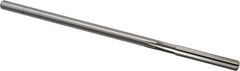 Cleveland - Letter D High Speed Steel 6 Flute Chucking Reamer - Straight Flute, Straight Shank, 1-1/2" Flute Length, 6" OAL - Industrial Tool & Supply