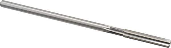 Cleveland - Letter K High Speed Steel 6 Flute Chucking Reamer - Straight Flute, Straight Shank, 1-1/2" Flute Length, 6" OAL - Industrial Tool & Supply