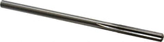 Cleveland - Letter M High Speed Steel 6 Flute Chucking Reamer - Straight Flute, Straight Shank, 1-1/2" Flute Length, 6" OAL - Industrial Tool & Supply