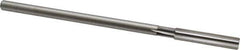 Cleveland - Letter T High Speed Steel 6 Flute Chucking Reamer - Straight Flute, Straight Shank, 1-3/4" Flute Length, 7" OAL - Industrial Tool & Supply