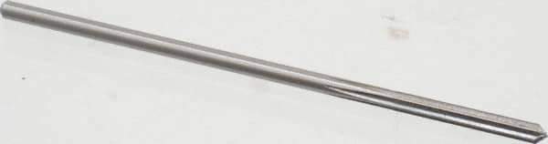 Cleveland - 9/64" High Speed Steel 6 Flute Chucking Reamer - Straight Flute, Straight Shank, 1" Flute Length, 4" OAL - Industrial Tool & Supply