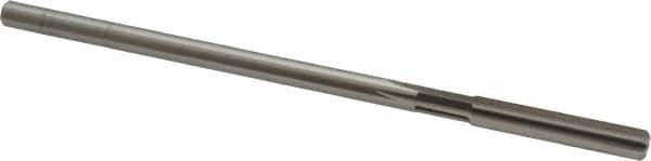 Cleveland - 9/32" High Speed Steel 6 Flute Chucking Reamer - Straight Flute, Straight Shank, 1-1/2" Flute Length, 6" OAL - Industrial Tool & Supply