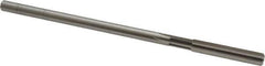 Cleveland - 9/32" High Speed Steel 6 Flute Chucking Reamer - Straight Flute, Straight Shank, 1-1/2" Flute Length, 6" OAL - Industrial Tool & Supply