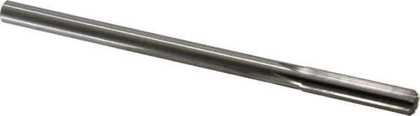 Cleveland - 11/16" High Speed Steel 8 Flute Chucking Reamer - Straight Flute, Straight Shank, 2-1/4" Flute Length, 9" OAL - Industrial Tool & Supply