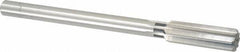 Cleveland - 27/32" High Speed Steel 8 Flute Chucking Reamer - Straight Flute, Straight Shank, 2-1/2" Flute Length, 9-1/2" OAL - Industrial Tool & Supply