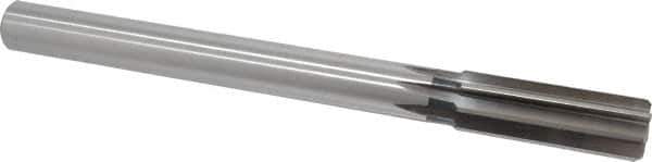 Cleveland - 1" High Speed Steel 8 Flute Chucking Reamer - Straight Flute, Straight Shank, 2-3/4" Flute Length, 10-1/2" OAL - Industrial Tool & Supply
