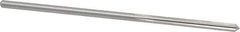Cleveland - 1/8" High Speed Steel 6 Flute Chucking Reamer - Straight Flute, Straight Shank, 7/8" Flute Length, 3-1/2" OAL - Industrial Tool & Supply