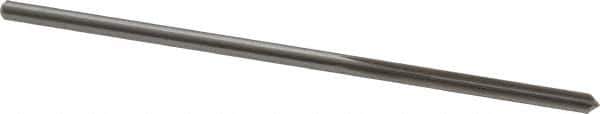 Cleveland - 1/8" High Speed Steel 6 Flute Chucking Reamer - Straight Flute, Straight Shank, 7/8" Flute Length, 3-1/2" OAL - Industrial Tool & Supply