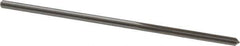 Cleveland - 1/8" High Speed Steel 6 Flute Chucking Reamer - Straight Flute, Straight Shank, 7/8" Flute Length, 3-1/2" OAL - Industrial Tool & Supply