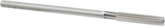Cleveland - 0.373" High Speed Steel 6 Flute Chucking Reamer - Straight Flute, Straight Shank, 1-3/4" Flute Length, 7" OAL - Industrial Tool & Supply