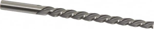Cleveland - #4 Pin, 0.2604" Diam, 0.2071" Small End, 17/64" Diam Straight Shank, 2-9/16" Flute, Taper Pin Reamer - Industrial Tool & Supply