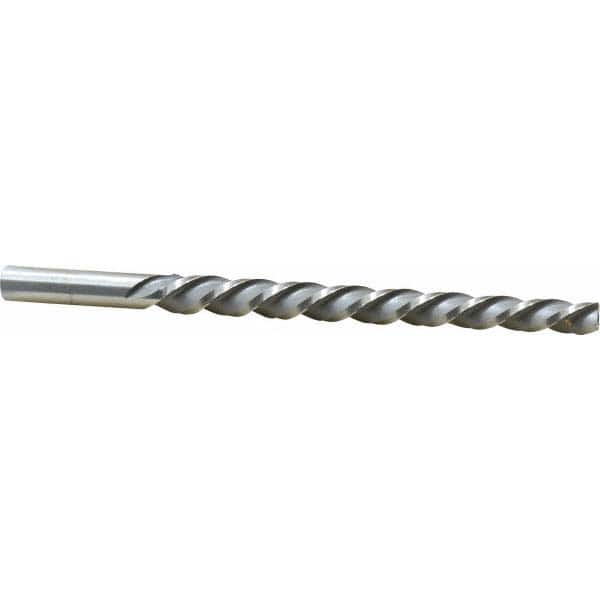 Cleveland - #8 Pin, 0.505" Diam, 0.3971" Small End, 7/16" Diam Straight Shank, 5-3/16" Flute, Taper Pin Reamer - Industrial Tool & Supply